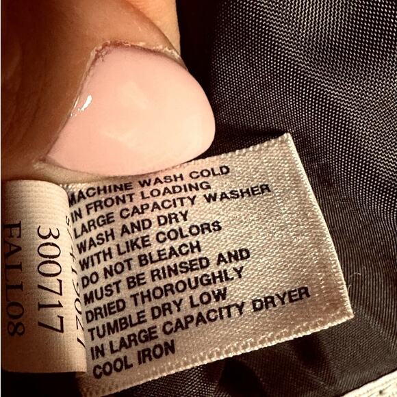 Gap Black Quilted Mock Neck Full Zip & Snaps Closure Down Puffer Vest Size S - Picture 5 of 5